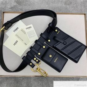 Fendi Multi-accessory Pocket Belt Bag Black 2019 (AFEI-9051016)