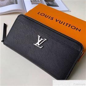 Louis Vuitton Zippy Lockme Long Wallet M62622 Black (KD-9050843)