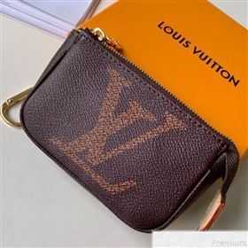 Louis Vuitton Giant Monogram Micro Pochette Accessoires Pouch M67579 Coffee (KD-9050846)