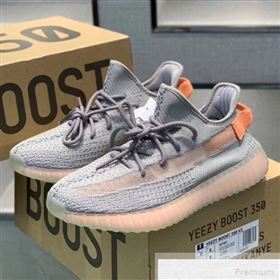 Adidas Yeezy Boost 350 V2 Static Sneakers Grey/Orange Pink 2019 (1028-9051507)