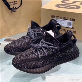 Adidas Yeezy Boost 350 V2 Static Sneakers Black/Grey 2019 (1028-9051505)