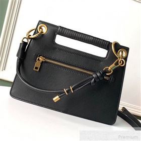 Givenchy Small Whip Top Handle Bag in Smooth Leather Black 2019 (YONGS-9051435)