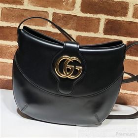 Gucci Arli Medium Shoulder Bag 568857 Black 2019 (DLH-9051346)