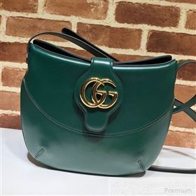 Gucci Arli Medium Shoulder Bag 568857 Green 2019 (DLH-9051350)