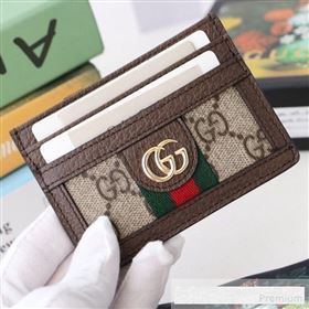 Gucci GG Web Canvas Ophidia Card Case ‎523159 (DLH-9061046)