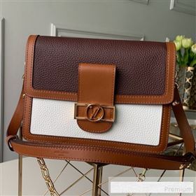 Louis Vuitton LV Lock Dauphine MM Shoulder Bag M53868 White 2019 (KD-9061019)
