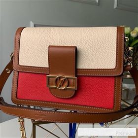 Louis Vuitton LV Lock Dauphine MM Shoulder Bag M53830 Red 2019 (KD-9061018)