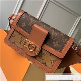Louis Vuitton LV Lock Dauphine Bumbag/Belt Bag M44586 Monogram Reverse Canvas 2019 (KD-9061025)