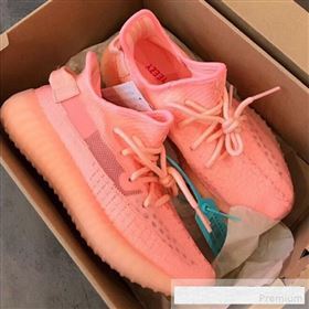 Adidas Yeezy Boost 350 V2 Static Sneakers Bright Orange 2019(For Women and Men) (EM-9061231)