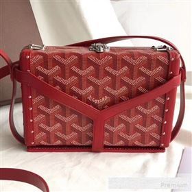 Goyard Minaudiere Mini Y Case Shoulder Bag Red (GEYA-9062704)