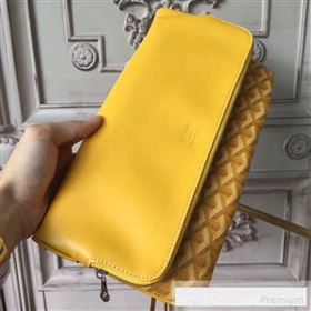 Goyard Folding Leather Clutch Yellow (1A142-9062709)