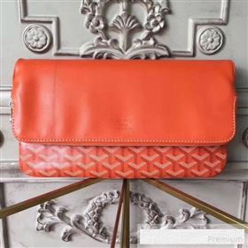 Goyard Folding Leather Clutch Orange (1A142-9062712)