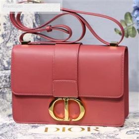 Dior 30 Montaigne CD Flap Bag in Smooth Sienna Pink Calfskin 2019 (BINF-9070253)