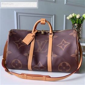 Louis Vuitton Giant Monogram Keepall Bandouliere 50 Top Handle Bag M44739 2019 (KD-9070820)