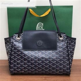 Goyard Rouette Shoulder Bag Navy Blue 2019 (LMGY-9070930)