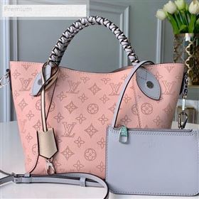 Louis Vuitton Perforated Monogram Calfskin Hina PM Braided Top Handle Bag M53938 Pink 2019 (LVSJ-9071263)