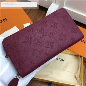 Louis Vuitton Perforated Monogram Calfskin Long Zippy Wallet M58428 Burgundy 2019 (LVSJ-9071265)