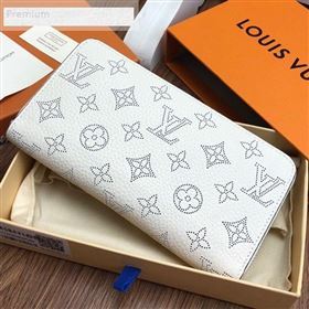 Louis Vuitton Perforated Monogram Calfskin Long Zippy Wallet M58431 White 2019 (LVSJ-9071266)