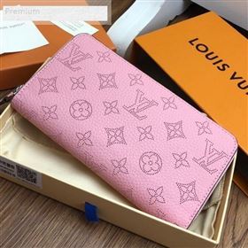 Louis Vuitton Perforated Monogram Calfskin Long Zippy Wallet M58429 Ballet Pink 2019 (LVSJ-9071267)