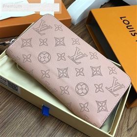 Louis Vuitton Perforated Monogram Calfskin Long Zippy Wallet M58429 Magnolia Pink 2019 (LVSJ-9071268)