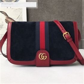 Gucci Ophidia Suede Messenger Shoulder Bag 548304 Red 2018 (DLH-9071303)