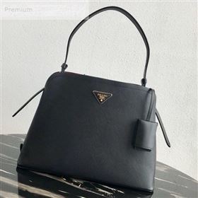 Prada Matinee Shoulder Bag 1BA249 Black 2019 (PYZ-9071503)