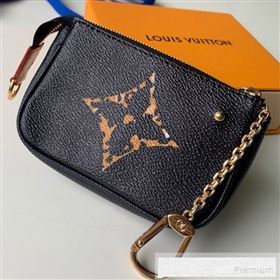 Louis Vuitton Animal Print Giant Monogram Micro Pochette Accessoires Pouch M67579 Black (KD-9052940)