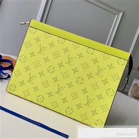 Louis Vuitton Monogram Pochette Voyage MM Pouch M61692 Yellow 2019 (KD-9052952)