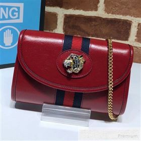 Gucci Leather Rajah Mini Shoulder Bag 573797 Red 2019 (DLH-9052960)