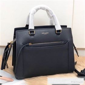 Saint Laurent East Side Small Tote Bag in Smooth Leather 554116 Dark Blue 2019 (KTS-9053130)