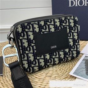 Dior Homme Oblique Jacquard Canvas Camera Crossbody Bag 2019 (WEIP-9053134)