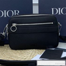 Dior Homme Leather Zippy Camera Crossbody Bag Black 2019 (WEIP-9053136)