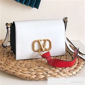 Valentino VRing Small Flap Crossbody Bag White 2019 (JJ3-9053045)