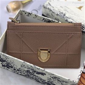 Dior Diorama Calfskin Coin Purse Wallet Khaki 2019 (BINF-9082006)