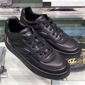 Chanel Leather Low-Top Sneakers G35063 Black Leather 2019 (XO-9082127)