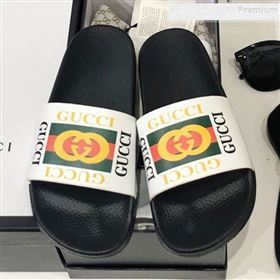 Gucci GG Web Flat Slide Sandals 2019 (For Women and Men) (DLY-9082170)