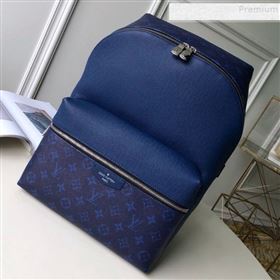 Louis Vuitton Discovery Monogram Leather Backpack PM M30229 Blue 2019 (FANG-9083029)