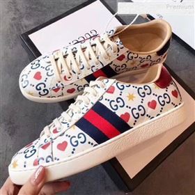 Gucci Love Heart Sneakers 2019 (For Women and Men) (EM-9090218)