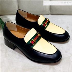 Gucci Lambskin Horsebit Loafer with Web Yellow 2019 (DLY-9090246)