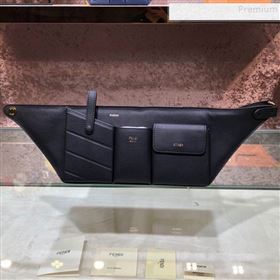 Fendi Leather Pockets Belt Bag Black 2019 (AFEI-9090923)