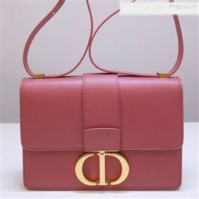 Dior 30 Montaigne CD Flap Bag in Grained Calfskin Sienna Pink 2019 (BINF-9090934)