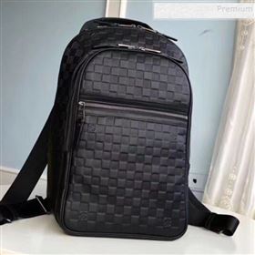 Louis Vuitton Mens Michael Damier Backpack N41330 Black 2019 (FANG-9092119)