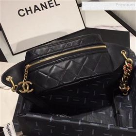 Chanel Quilted Lambskin Waist Bag/Belt Bag AS0940 Black 2019 (KAIS-9092503)