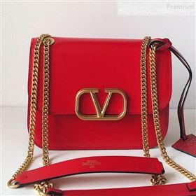 Valentino Small VLock Calfskin Shoulder Bag Red 2019 (JJ3-9092302)