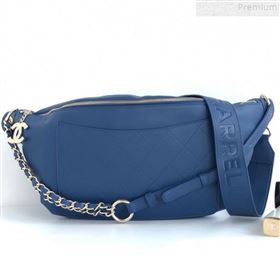 Chanel x Pharrell Oversize Smooth Calfskin Waist Bag/Belt Bag AS0620 Dark Blue 2019 (YD-9072237)