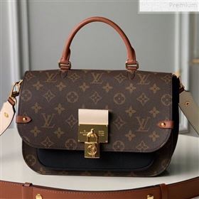 Louis Vuitton Vaugirard Monogram Canvas Messenger Top Handle Bag M44354 Black 2019 (KD-9072327)