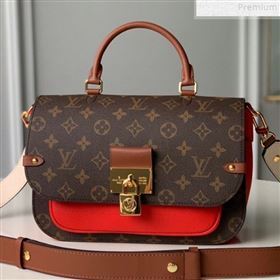 Louis Vuitton Vaugirard Monogram Canvas Messenger Top Handle Bag M44548 Red 2019 (KD-9072328)