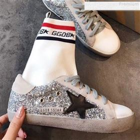 Golden Goose GGDB Star Sequin Sock Sneaker Boots 2019 (EM-9080732)