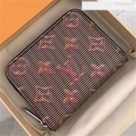 Louis Vuitton LV Monogram Pop Zippy Coin Purse Wallet M68663 Red 2019 (GAOS-9080915)