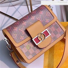 Louis Vuitton Mini Dauphine Monogram Pop Print Shoulder Bag M55454 Red 2019 (FANG-9081401)